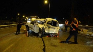 Erzurumda trafik kazası: 2 yaralı