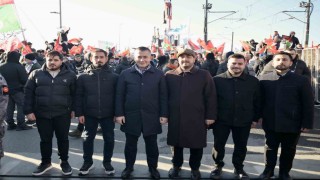 Esenyurt Belediye Başkan Vekili Can Aksoydan Filistin için güçlü destek