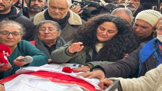 Eski İHD İzmir Şube Başkanı Ali Aydın son yolculuğuna uğurlandı