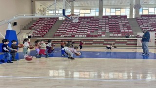 Eskişehirli miniklerin spor keyfi