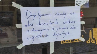 Esnaf, soğuk günlerde ısıtamadığı dükkanını açmıyor
