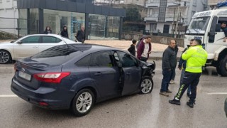 Fakıuşağı’nda Maddi Hasarlı Kaza