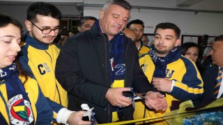 Fenerbahçe Başkanı Saran, Alanyada kütüphane açılışına katıldı