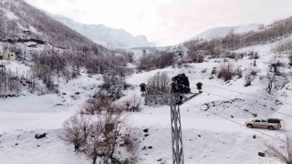 Fırat EDAŞ son yılların en sert kışında Tuncelide sahada