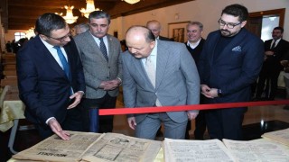 Gazetelerle Kastamonu tarihine ışık tutan sergi kapılarını açtı