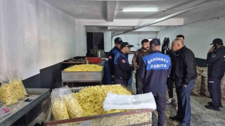 Gaziantepte halk sağlığını tehdit eden 600 kilo cips ele geçirildi