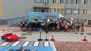 Gaziantepte jandarmadan 126 öğrenciye trafik eğitimi