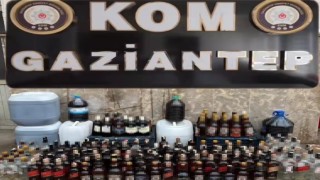 Gaziantepte kaçak alkol operasyonu: 2 gözaltı