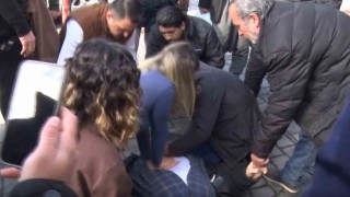 Gaziantepte kalbi duran yaşlı adama yoldan geçen vatandaşlar kalp masajı yaptı