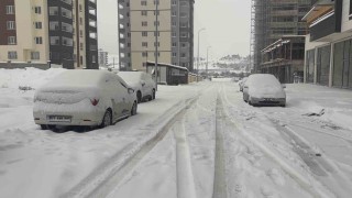 Gaziantepte kar yağışı devam ediyor