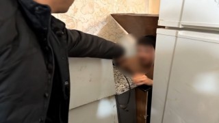 Gaziantepte silahlı yağma suçundan aranan şahıs mutfak dolabında yakalandı