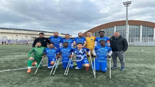 Gebze Belediyesi Ampute Futbol Takımı, TSK Rehabilitasyon Merkezini 3-0 yendi
