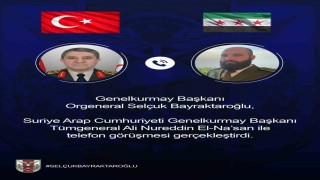 Genelkurmay Başkanı Bayraktaroğlu, Suriyeli mevkidaşı El-Nas ile görüştü