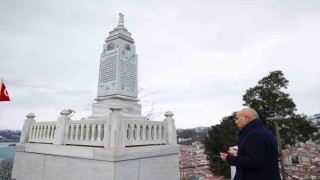 Giresunun yeni valisi Mustafa Koç ilk ziyaretini Topal Osman Ağanın mezarına yaptı