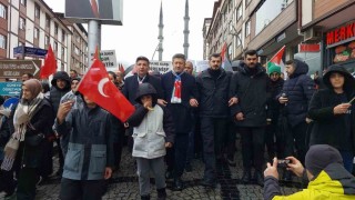 Güneysudan Galataya destek yürüyüşü