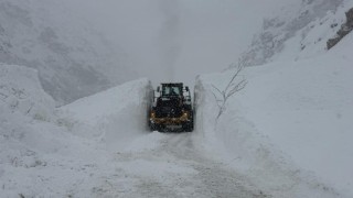 Hakkari-Şırnak kara yoluna çığ düştü