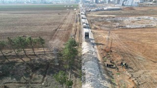 Harran Ovasında yol çilesi tarihe karışıyor