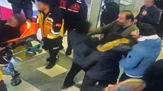 Hastane müdür yardımcısı ile sendika başkanı arasında klima kavgası kamerada