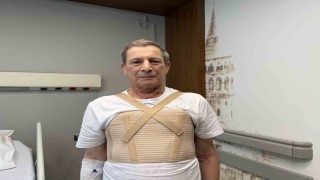 Havalimanında kalbinden rahatsızlanan hastaya şehir hastanesinde hayat dokunuşu