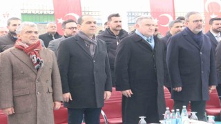 Iğdırın yeni stadyumunun açılışını Bakan Osman Aşkın Bak gerçekleştirdi