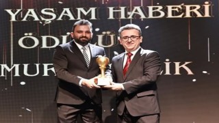 İHA muhabiri Murat Çelike yılın yaşam haberi ödülü