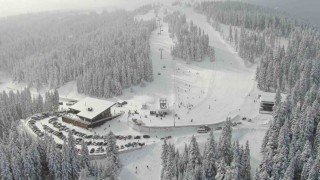 Ilgaz Dağında yarıyıl tatili coşkusu