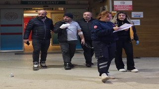İnegölde elini testereye kaptıran işçinin 3 parmağı parçalandı