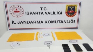 Ispartada jandarmanın uyuşturucu operasyonunda 2 şüpheli tutuklandı