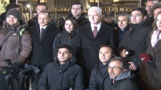İstanbul Valisi Gül ve İl Emniyet Müdürü Yıldız, Taksimde denetim noktasını ziyaret etti