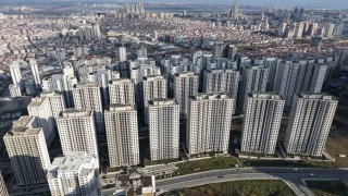 İstanbulun gökdelen mezarlıkları Esenyurtta havadan görüntülendi