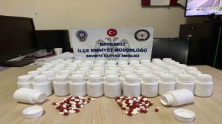 İzmirde mezarlıkta poşet içerisinden binlerce uyuşturucu hap çıktı