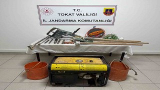 Jandarmadan Tokatta kaçak kazı baskını