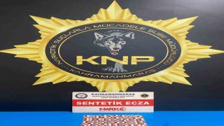 Kahramanmaraşta 184 adet sentetik ecza ele geçirildi