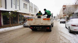 Kahta Belediyesinden kar yağışına karşı seferberlik
