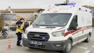Kamyonet bisiklete çarptı: 1 yaralı