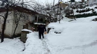 Karabük Belediyesi kış şartlarında hizmetlerini sürdürüyor