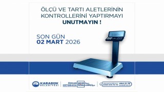 Karabük Belediyesinden ölçü ve tartı aletleri için muayene uyarısı