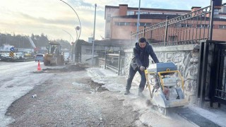 Karabükte yol ve kaldırım seferberliği devam ediyor
