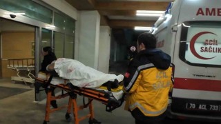 Karamanda evinin penceresinden düşen şahıs yaralandı