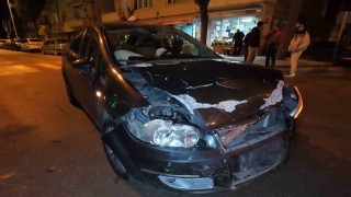 Karamanda iki otomobil çarpıştı: 1 yaralı