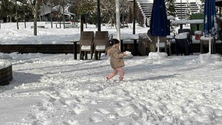 Karın yağışına en çok çocuklar sevindi