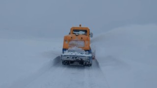 Karsta 143 köy yolu ulaşıma kapandı