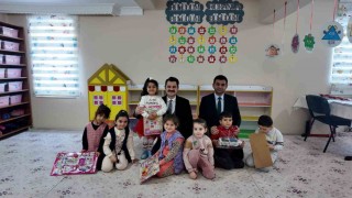 Kaymakam Yılmazdan 4-6 yaş Kuran kursuna ziyaret