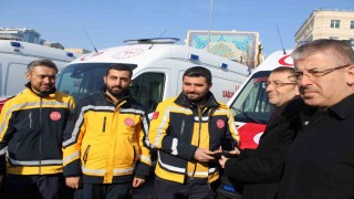 Kayseride 12 ambulans daha hizmete başladı