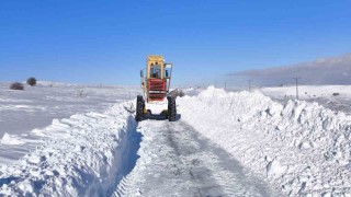 Kayseride 14 mahalle yolu ulaşıma kapalı