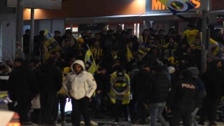 Kayseride Fenerbahçeli taraftarlardan Süper Kupa sevinci