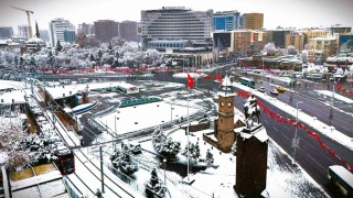 Kayserinin en soğuk yeri Tomarza oldu