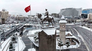 Kayserinin en soğuk yeri Tomarza oldu