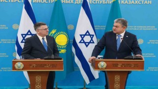 Kazakistan Dışişleri Bakanı Koşerbayev, İsrailli mevkidaşı Saar ile görüştü