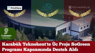 KBÜ mezunları ve akademisyenlerinin kurduğu 3 firmaya SOGREEN desteği